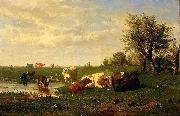 Cows in the meadow Gerard Bilders